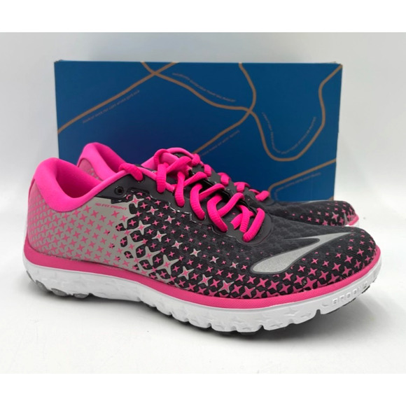 BROOKS PureFlow 5 Women's NEW Vintage Running Shoes Pink US Size 7 NIB - Picture 1 of 11